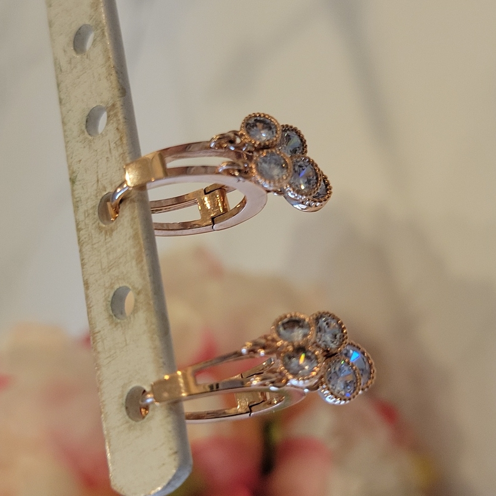 Hoop Crystal Earrings